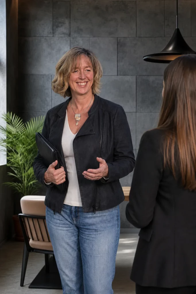 Sandra Wendt, Inhaberin von eWendt & Marketing, im Gespräch